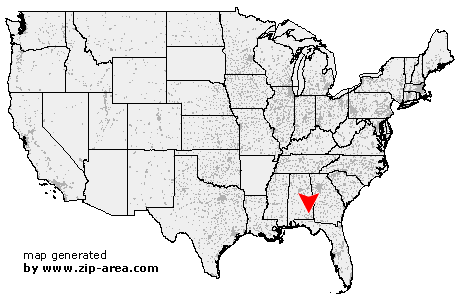 Location of Fort Rucker