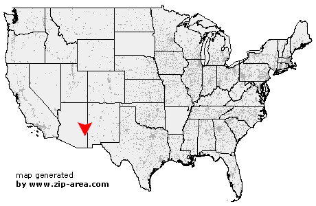 Location of Safford