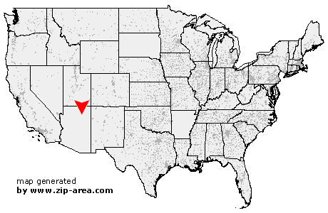Location of Second Mesa