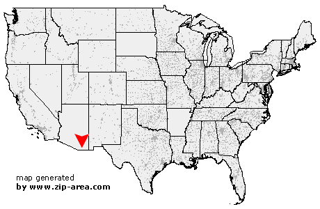 Location of Sierra Vista