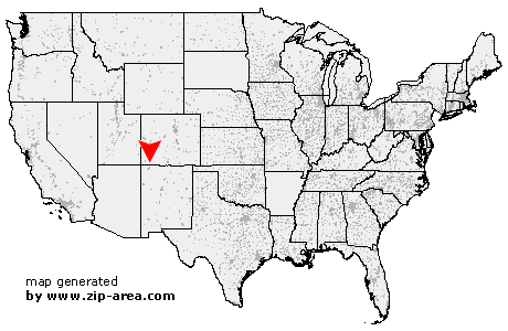 Location of Durango