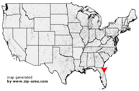 Location of New Smyrna Beach