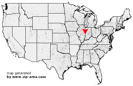 Location of Saint Mary of the Woods