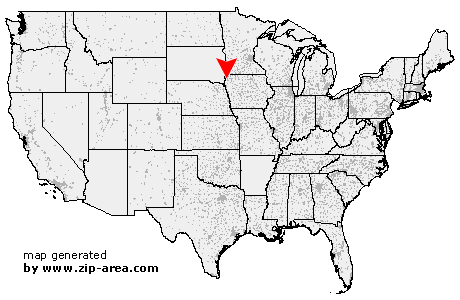 Location of Sioux Center