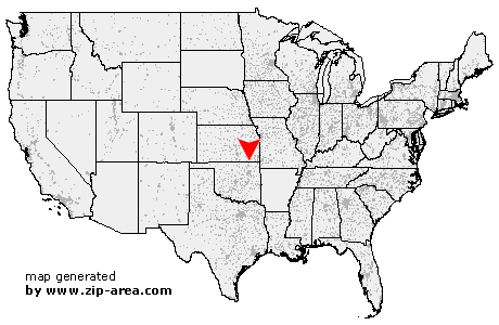 Location of Caney