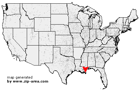 Location of Pilottown