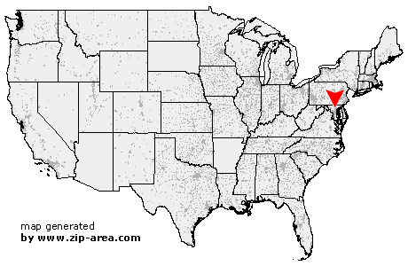 Location of Owings Mills