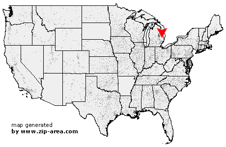 Location of Brown City