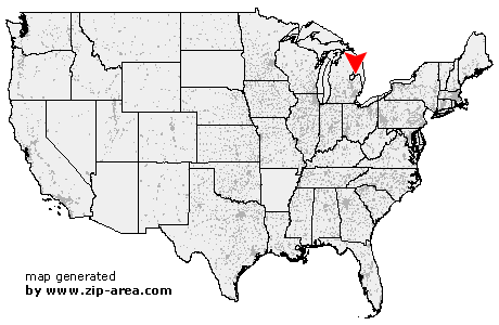 Location of Caseville
