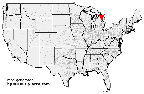 Location of Tawas City
