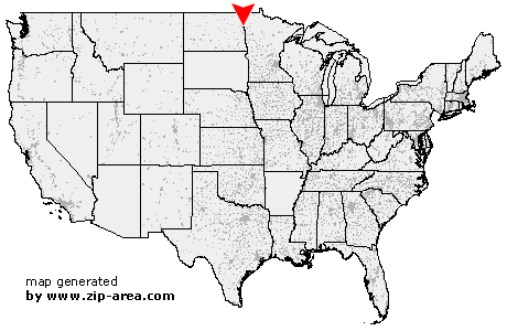 Location of East Grand Forks
