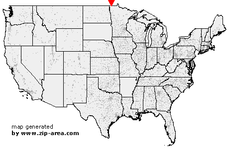 Location of Lake Bronson