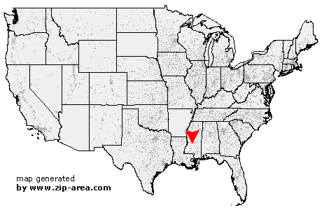 Location of Piney Woods
