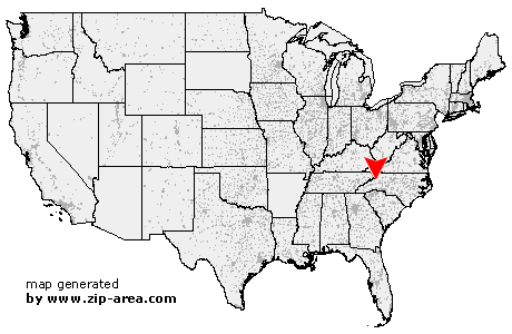 Location of Linville Falls