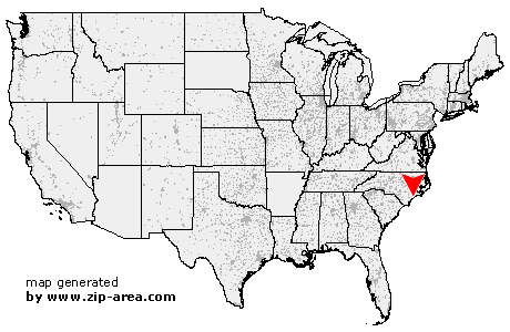 Location of Sneads Ferry
