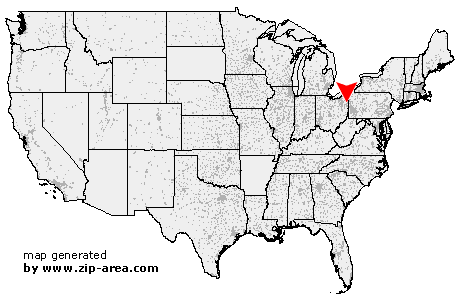Location of Canfield