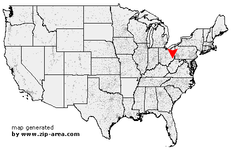 Location of Woodsfield
