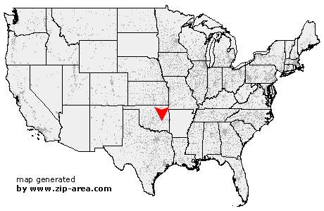 Location of McAlester