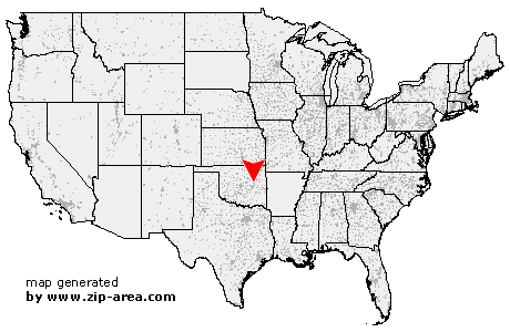 Location of Okmulgee