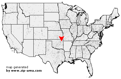 Location of Pryor