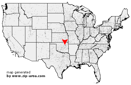 Location of Sand Springs