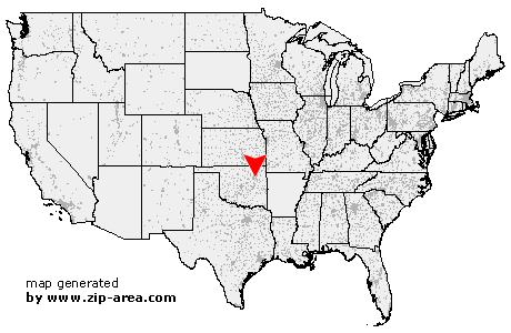 Location of Tulsa