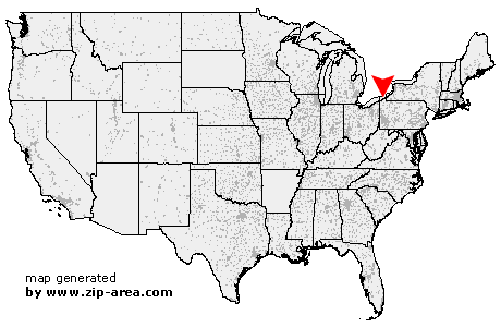 Location of Erie