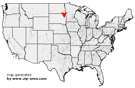 Location of Lake Norden