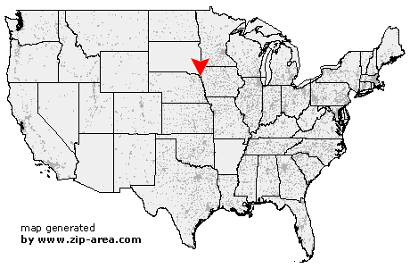 Location of North Sioux City