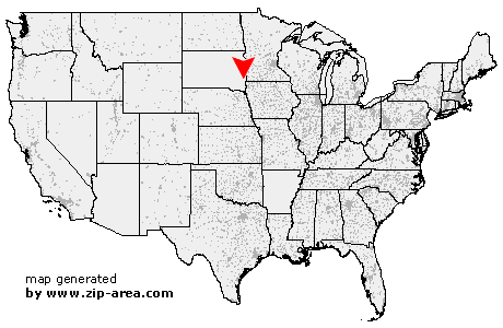 Location of Sioux Falls