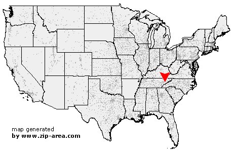 Location of Sevierville