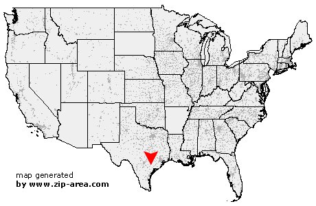 Location of Cuero