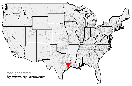 Location of Galveston