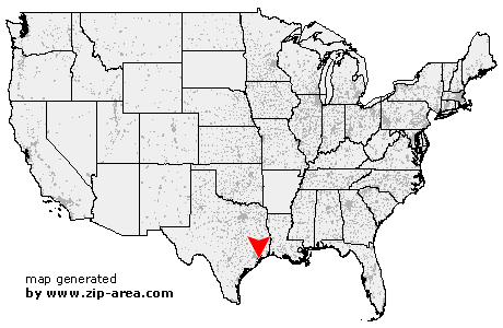 Location of Texas City