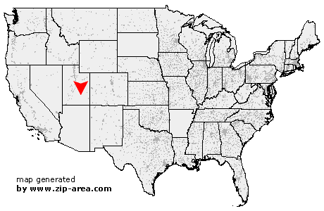 Location of Hanksville
