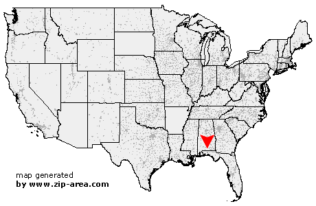 Location of Andalusia