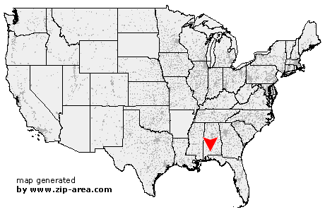 Location of Castleberry