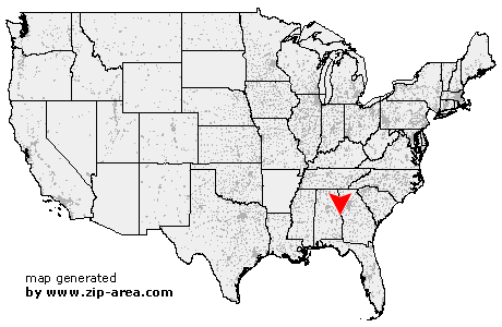 Location of Cusseta