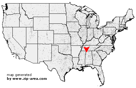 Location of Spruce Pine