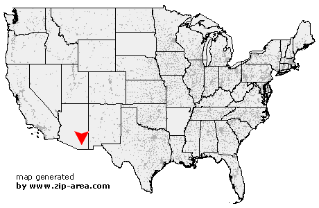 Location of Huachuca City