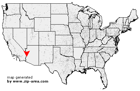 Location of Quartzsite