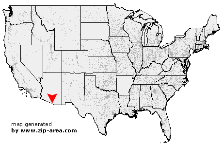 Location of Sasabe