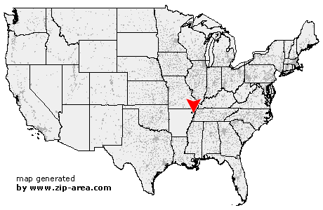 Location of Blytheville