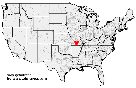 Location of Calico Rock