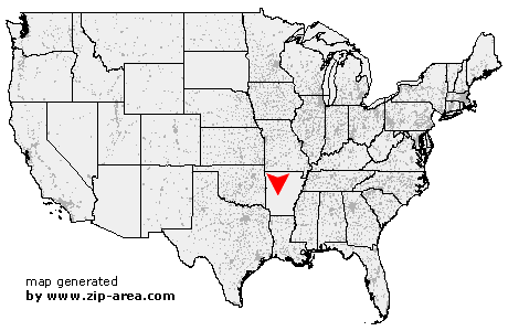 Location of Hot Springs National Park