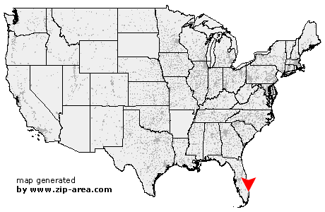 Location of Boca Raton