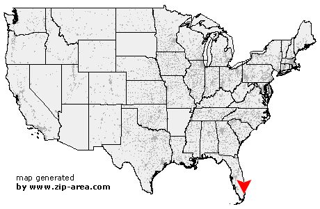 Location of Miami Beach