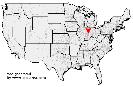 Location of Indianapolis
