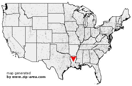 ZIP code Alexandria - Louisiana