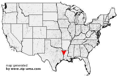 Location of Anacoco